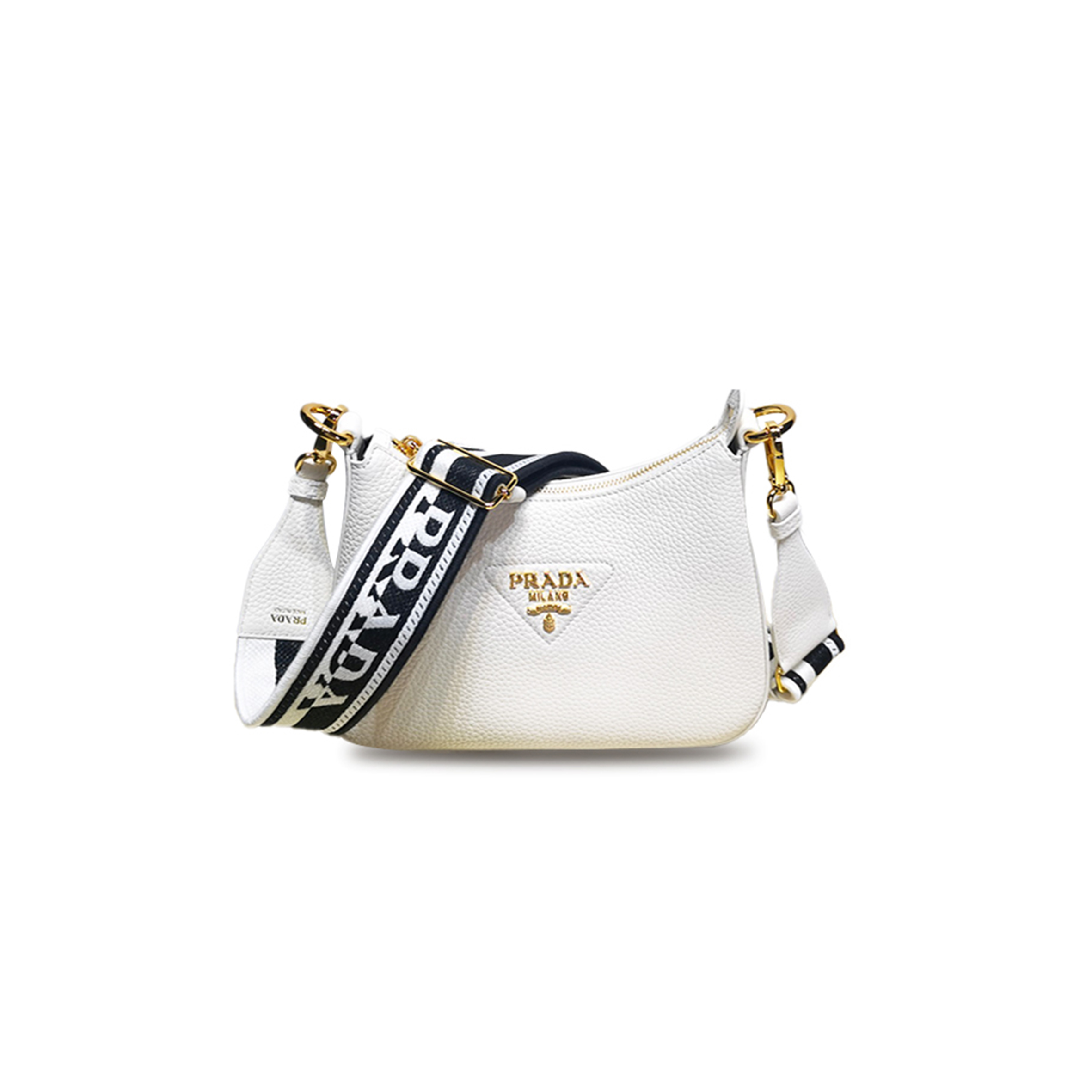 PRADA SHOULDER BAG IN LEATHER 1BH193  (24*18*6cm)